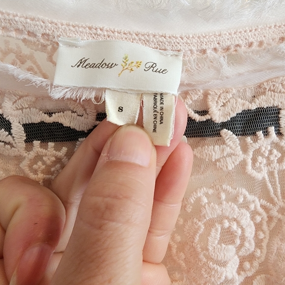 Romantic light pink with lace top - Picture 2 of 5